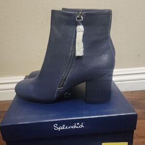 Splendid Women's Dark Blue Ankle Booties